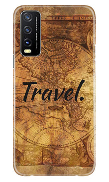 Travel Mobile Back Case for Vivo Y20A (Design - 334)