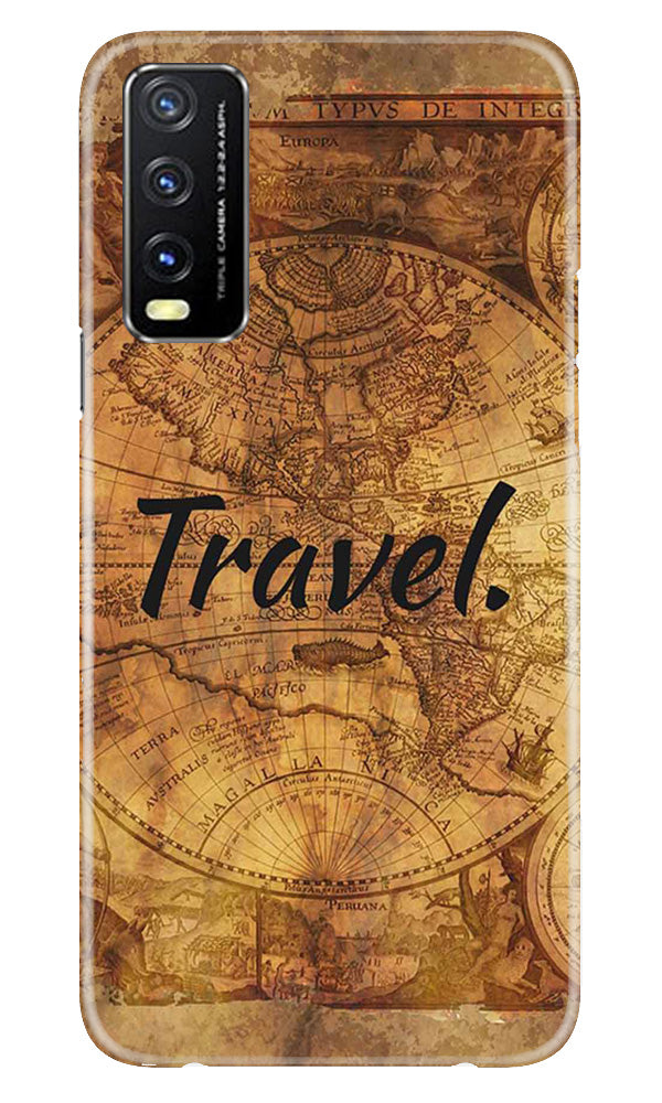 Travel Mobile Back Case for Vivo Y20T (Design - 334)