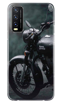 Royal Enfield Mobile Back Case for Vivo Y20T (Design - 339)