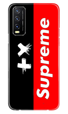 Supreme Mobile Back Case for Vivo Y20T (Design - 347)