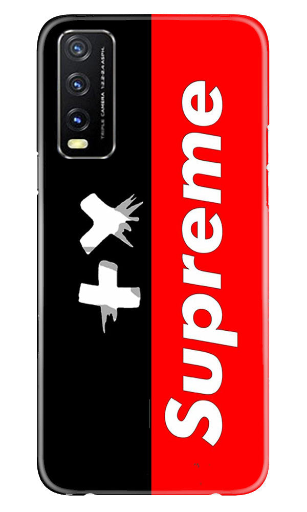 Supreme Mobile Back Case for Vivo Y20A (Design - 347)