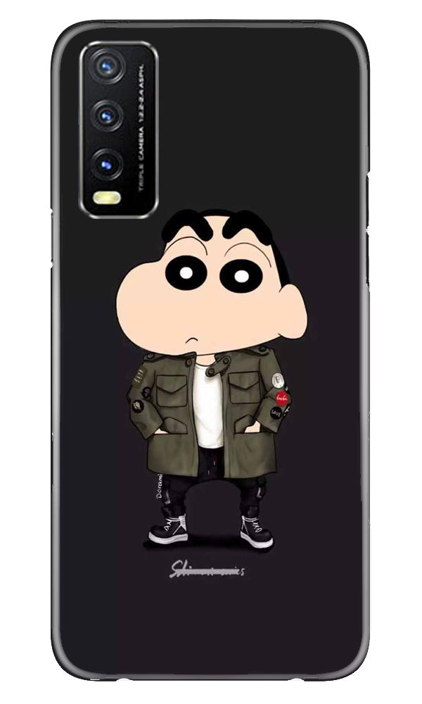 Shin Chan Mobile Back Case for Vivo Y20A (Design - 349)