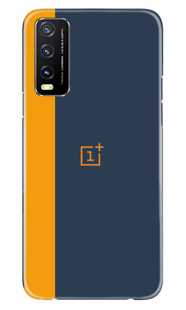 Oneplus Logo Mobile Back Case for Vivo Y20A (Design - 353)