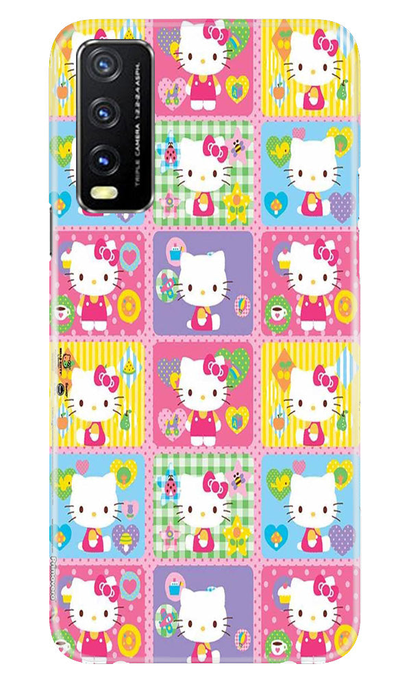 Kitty Mobile Back Case for Vivo Y20T (Design - 357)