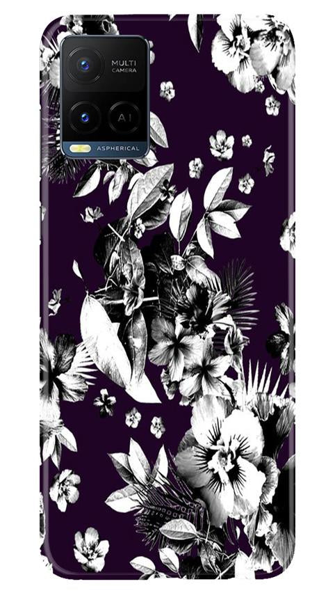 white flowers Case for Vivo Y21