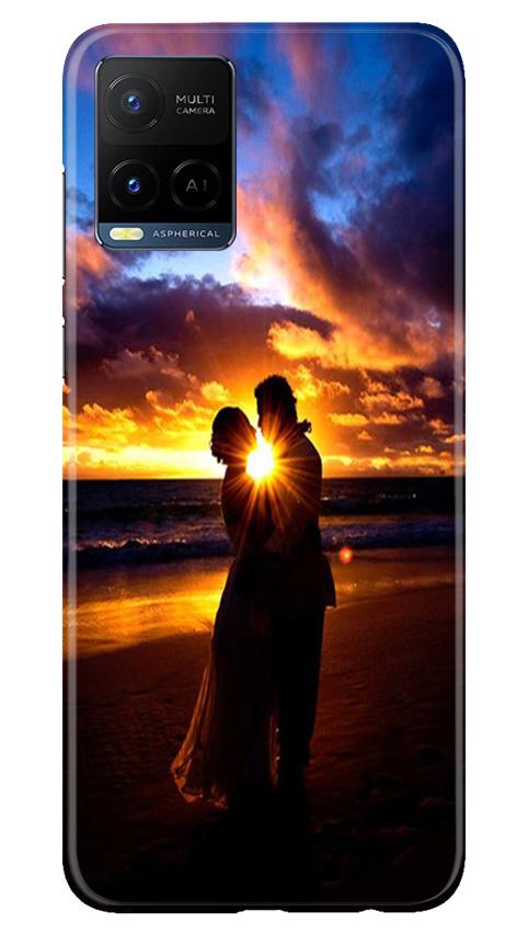 Couple Sea shore Case for Vivo Y21