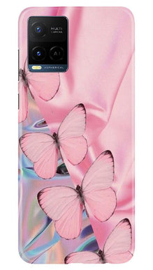 Butterflies Mobile Back Case for Vivo Y21 (Design - 26)