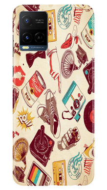 Vintage Mobile Back Case for Vivo Y21 (Design - 35)