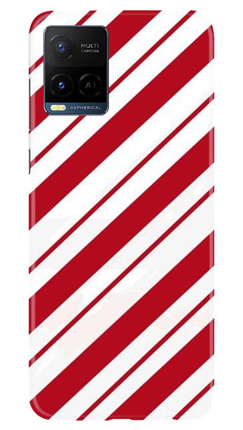 Red White Case for Vivo Y21