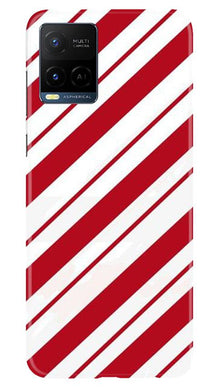 Red White Mobile Back Case for Vivo Y21 (Design - 44)