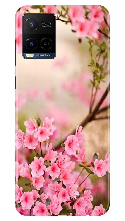 Pink flowers Case for Vivo Y21