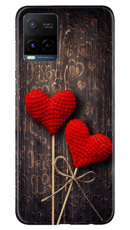 Red Hearts Case for Vivo Y21