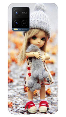 Cute Doll Mobile Back Case for Vivo Y21 (Design - 93)