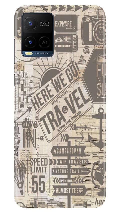 Travel Case for Vivo Y21  (Design - 104)