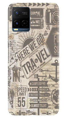 Travel Mobile Back Case for Vivo Y21  (Design - 104)