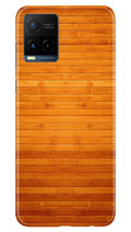 Wooden Look Case for Vivo Y21  (Design - 111)