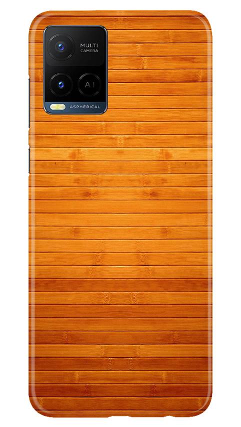 Wooden Look Case for Vivo Y21  (Design - 111)