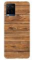 Wooden Look Case for Vivo Y21  (Design - 113)