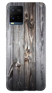 Wooden Look Mobile Back Case for Vivo Y21  (Design - 114)