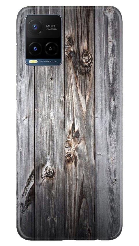 Wooden Look Case for Vivo Y21  (Design - 114)