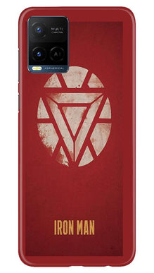 Iron Man Superhero Mobile Back Case for Vivo Y21  (Design - 115)