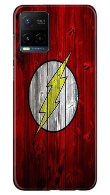 Flash Superhero Mobile Back Case for Vivo Y21  (Design - 116)