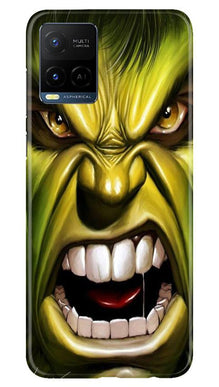 Hulk Superhero Mobile Back Case for Vivo Y21  (Design - 121)