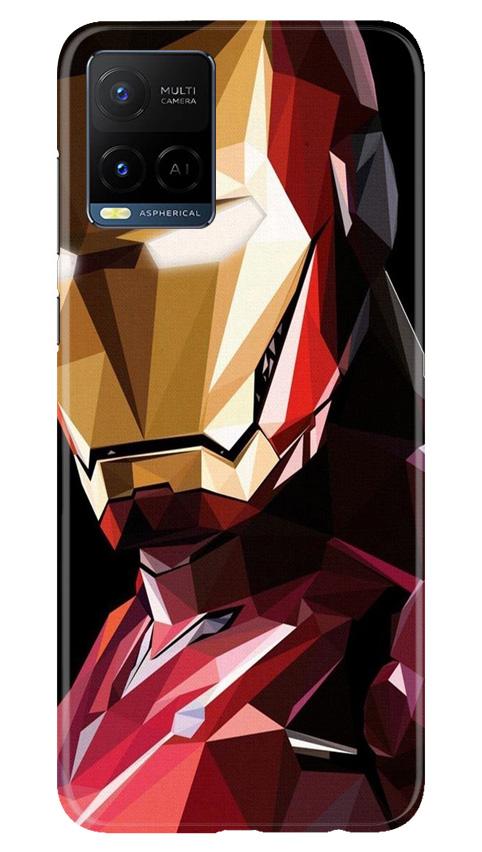Iron Man Superhero Case for Vivo Y21  (Design - 122)