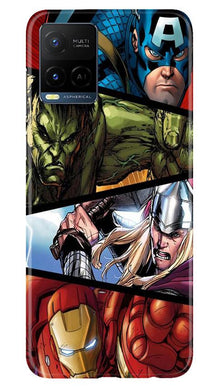 Avengers Superhero Mobile Back Case for Vivo Y21  (Design - 124)
