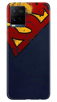 Superman Superhero Mobile Back Case for Vivo Y21  (Design - 125)