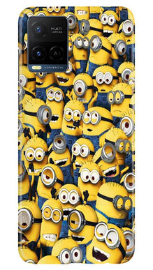 Minions Mobile Back Case for Vivo Y21  (Design - 126)