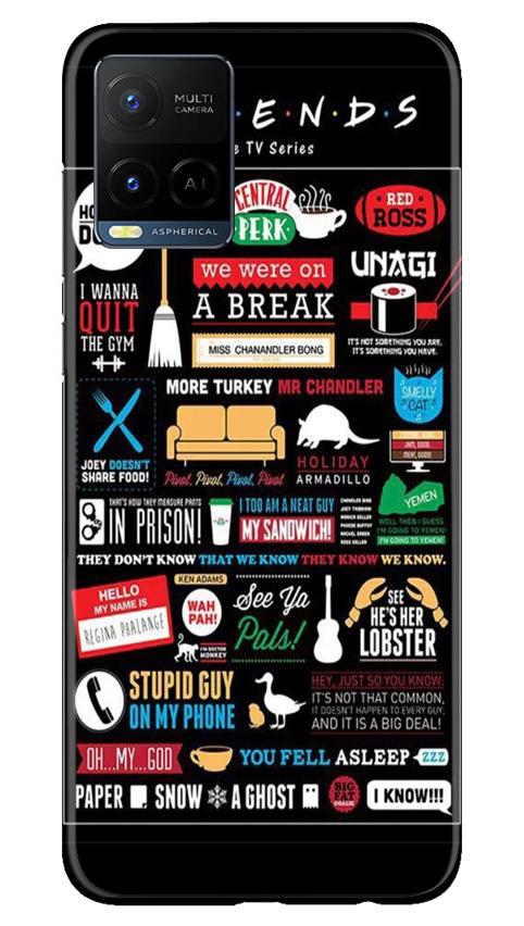 Friends Case for Vivo Y21  (Design - 145)