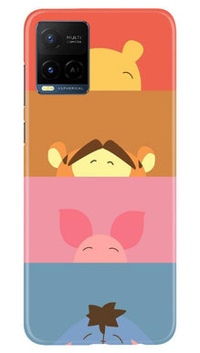 Cartoon Mobile Back Case for Vivo Y21 (Design - 183)