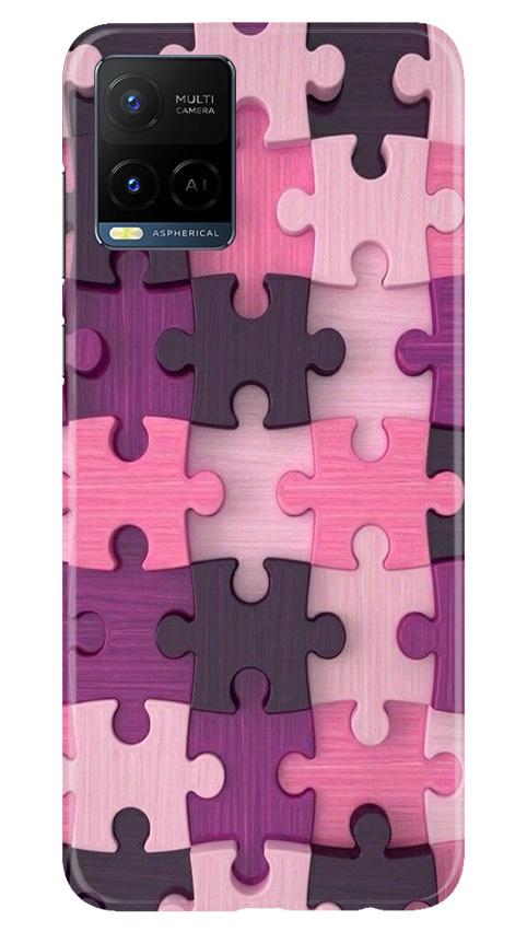 Puzzle Case for Vivo Y21 (Design - 199)
