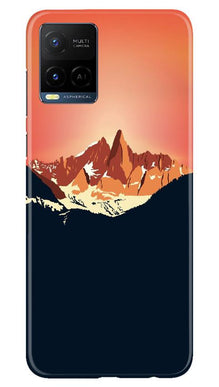 Mountains Mobile Back Case for Vivo Y21 (Design - 227)
