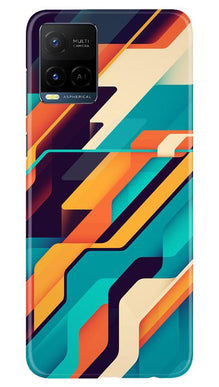 Modern Art Mobile Back Case for Vivo Y21 (Design - 233)