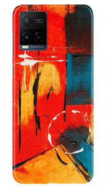 Modern Art Mobile Back Case for Vivo Y21 (Design - 239)