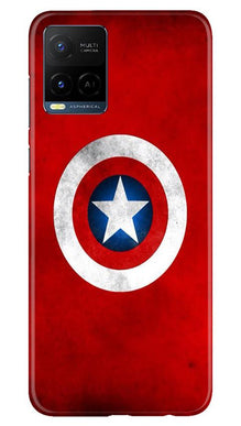 Captain America Mobile Back Case for Vivo Y21 (Design - 249)