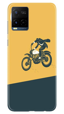 Bike Lovers Mobile Back Case for Vivo Y21 (Design - 256)