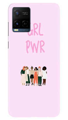 Girl Power Mobile Back Case for Vivo Y21 (Design - 267)