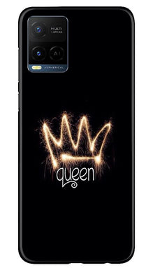 Queen Mobile Back Case for Vivo Y21 (Design - 270)