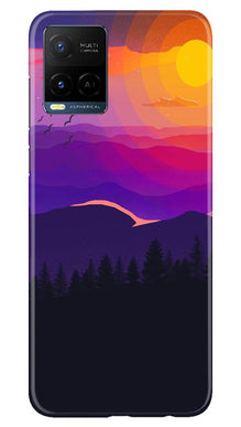 Sun Set Mobile Back Case for Vivo Y21 (Design - 279)