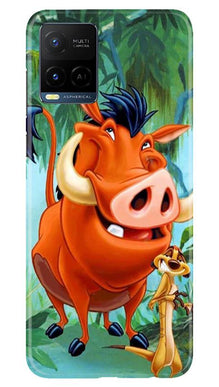 Timon and Pumbaa Mobile Back Case for Vivo Y21 (Design - 305)