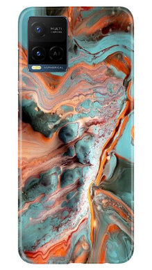 Marble Texture Mobile Back Case for Vivo Y21 (Design - 309)