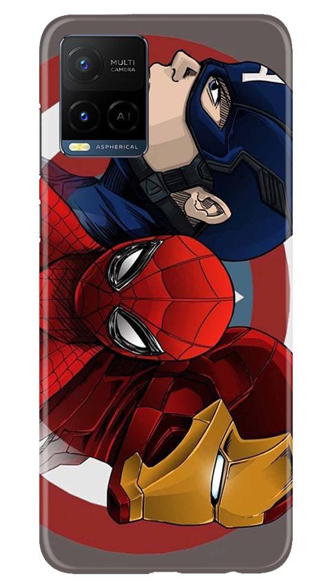 Superhero Mobile Back Case for Vivo Y21 (Design - 311)