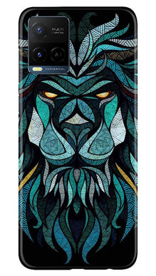 Lion Mobile Back Case for Vivo Y21 (Design - 314)