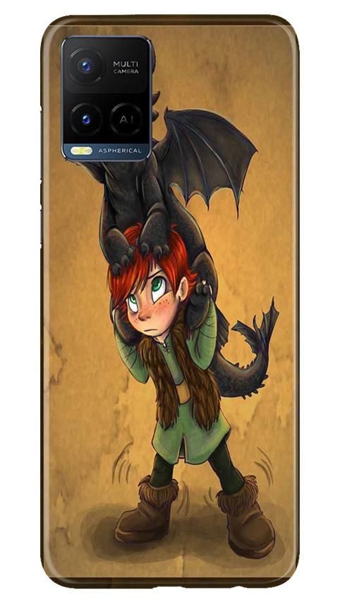 Dragon Mobile Back Case for Vivo Y21 (Design - 336)