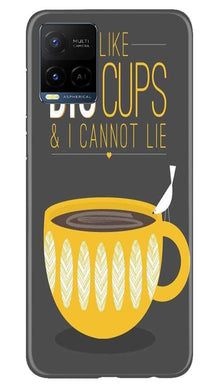 Big Cups Coffee Mobile Back Case for Vivo Y21 (Design - 352)