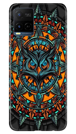 Owl Mobile Back Case for Vivo Y21 (Design - 360)