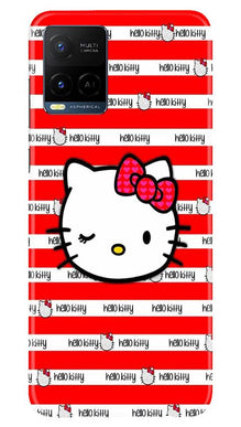Hello Kitty Mobile Back Case for Vivo Y21 (Design - 364)